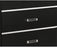 Chelsie Rectangular Wooden Dresser with 6 Drawers and Tapered Legs in Black