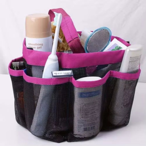 Quick Dry Hanging Mesh Shower Bath Caddy Cosmetics Organizer Portable Home Storage Tote Carry Bathroom Products