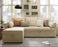 Sofa Bed, Sleeper Sofa with Storage Chaise, Pull Out Couch for Living Room, Beige Chenille