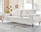 89 Inch Sofa, 3 Chairs and Sofa Set, Sofa Couch with Extra Deep Seats, White Corduroy