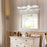 24.4 Inch Crystal Vanity Lights Modern LED Vanity Lights for Bathroom Lighting Fixtures Modern Bathroom Wall Light (5500K White Light)