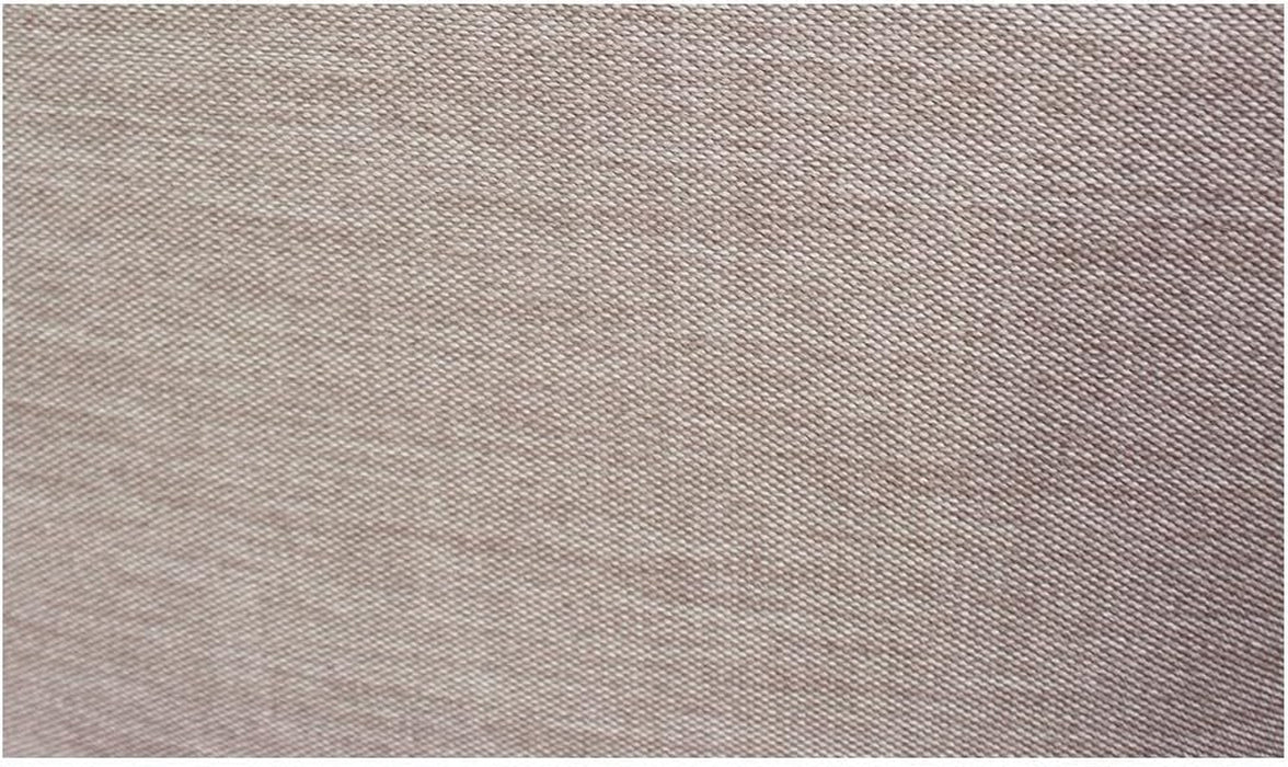 Best Master Alice Polyester Fabric Dining Side Chair in Vintage Brown (Set of 2)