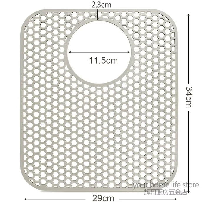 Sink Protectors for Kitchen Sink,Sink Mat,Grid Silicone Kitchen Sink Mat for Bottom of Stainless Steel Sink,Heat Resistant Mat