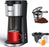 Single Serve Coffee Maker for K Cup & Ground Coffee, Coffee Maker with Bold Brew, 6 to 14 Oz Fits Travel Mug, Classic Black