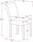 X776AB747-7 7 Piece Dinette Set Consist of a Rectangle Dining Room Table with X-Legs and 6 Light Sable Linen Fabric Upholstered Chairs, 36X60 Inch, Multi-Color