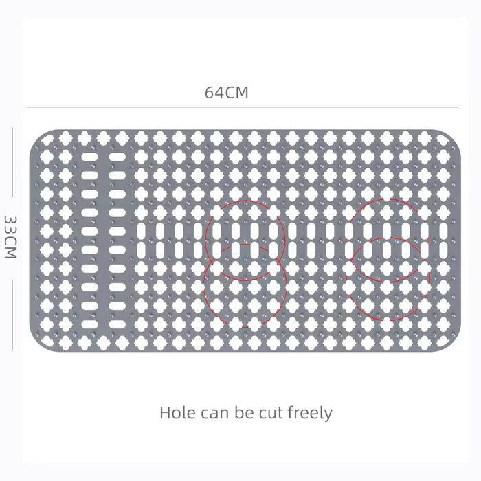 Sink Protectors for Kitchen Sink,Sink Mat,Grid Silicone Kitchen Sink Mat for Bottom of Stainless Steel Sink,Heat Resistant Mat