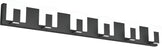 6 Lights Modern Black Vanity Light up and down Black LED Vanity Light Fixtures Bathroom Wall Light over Mirror 6000K