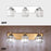 Crystal Vanity Light Fixtures Modern Vanity Light for Bathroom Crystal Bathroom Lighting Fixture Wall Light over Mirror 3 Lights(Not Include Bulb)