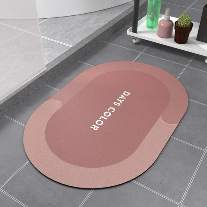 Super Absorbent Quick Drying Bathroom Carpet Kitchen Oil Proof Napa Skin Bath Mat Modern Simple anti Slip Floor Mats Doormat