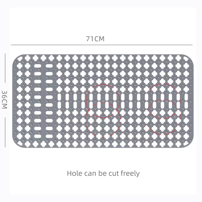 Sink Protectors for Kitchen Sink,Sink Mat,Grid Silicone Kitchen Sink Mat for Bottom of Stainless Steel Sink,Heat Resistant Mat