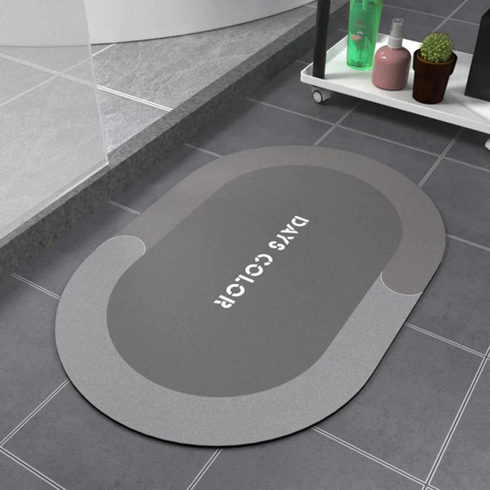 Super Absorbent Quick Drying Bathroom Carpet Kitchen Oil Proof Napa Skin Bath Mat Modern Simple anti Slip Floor Mats Doormat