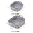 Air Fryer Silicone Basket Tray 20/23Cm round Square 4/5/6/8 Liters XXL Shape Airfryer Case Protector Pan Mold Liner