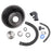 Mini Round Kitchen Sink Bar Stainless Steel Basin Single Bowl with Drain Accessories for Home Black