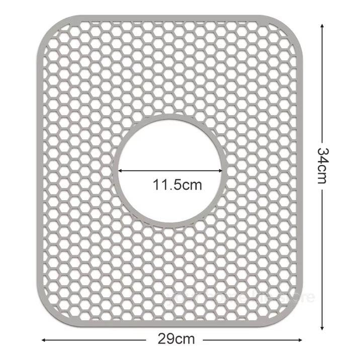 Sink Protectors for Kitchen Sink,Sink Mat,Grid Silicone Kitchen Sink Mat for Bottom of Stainless Steel Sink,Heat Resistant Mat