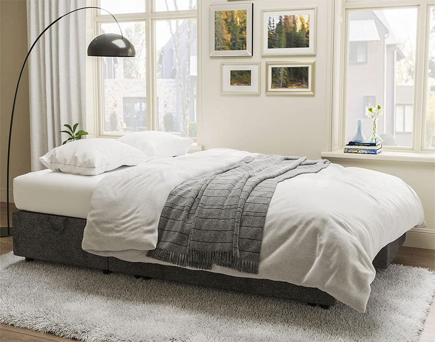 Sofa Bed, Sleeper Sofa with Storage Chaise-2 in 1 Pull Out Couch Bed for Living Room, Sectional Couch with Pull Out Bed Gray