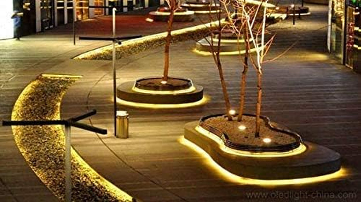 110V 2-Wire Waterproof LED Rope Light Kit for Versatile Outdoor Background and Decorative Lighting (Warm White, 150 Feet)