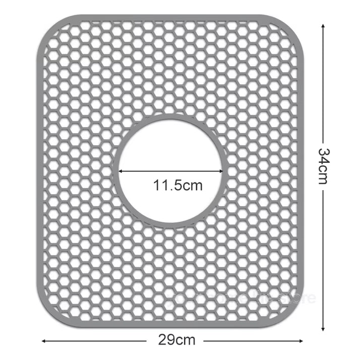 Sink Protectors for Kitchen Sink,Sink Mat,Grid Silicone Kitchen Sink Mat for Bottom of Stainless Steel Sink,Heat Resistant Mat