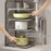 Kitchen Shelves Multi-Layer Pot Storage Rack Adjustable Cabinet under Sink Pan Rack Stainless Household Bowls Organize Holder