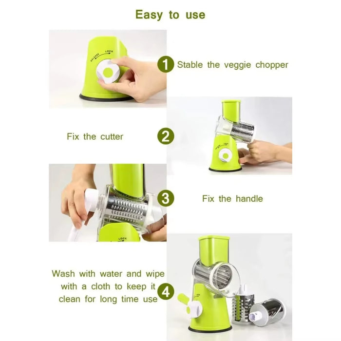 Manual Rotary Grater for Vegetable Cutter Potato Slicer Mandoline Multifunctional Vegetable Chopper Kitchen Accessorie Tools