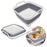 1Pc Square Fruit Vegetable Washing Washbasin Kitchen Product Supply Folding Sink Drain Basket Travel Outdoor Camp Portable Basin